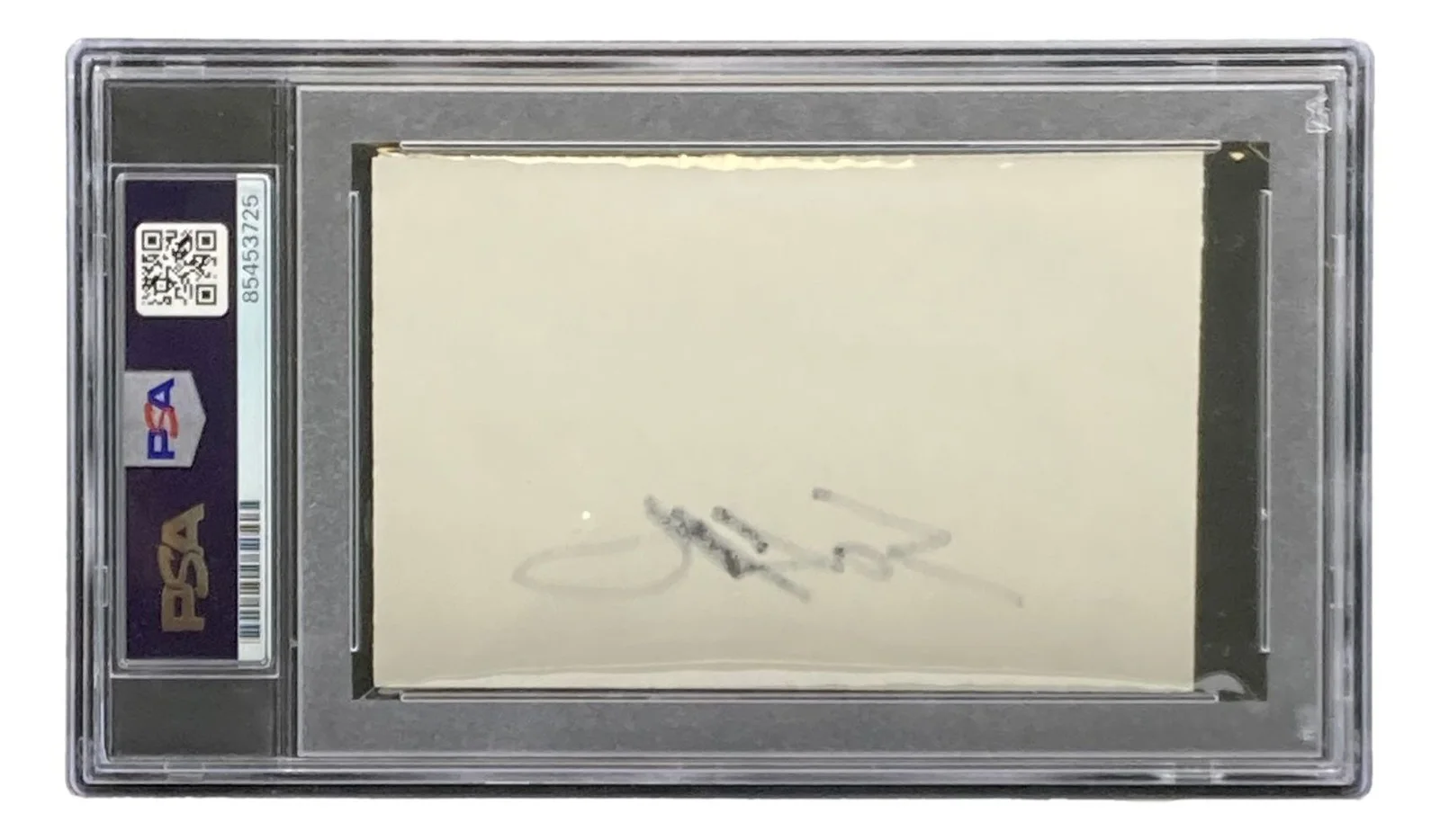 50 Cent — 50 Cent Signed Slabbed Cut Signature PSA, image 2