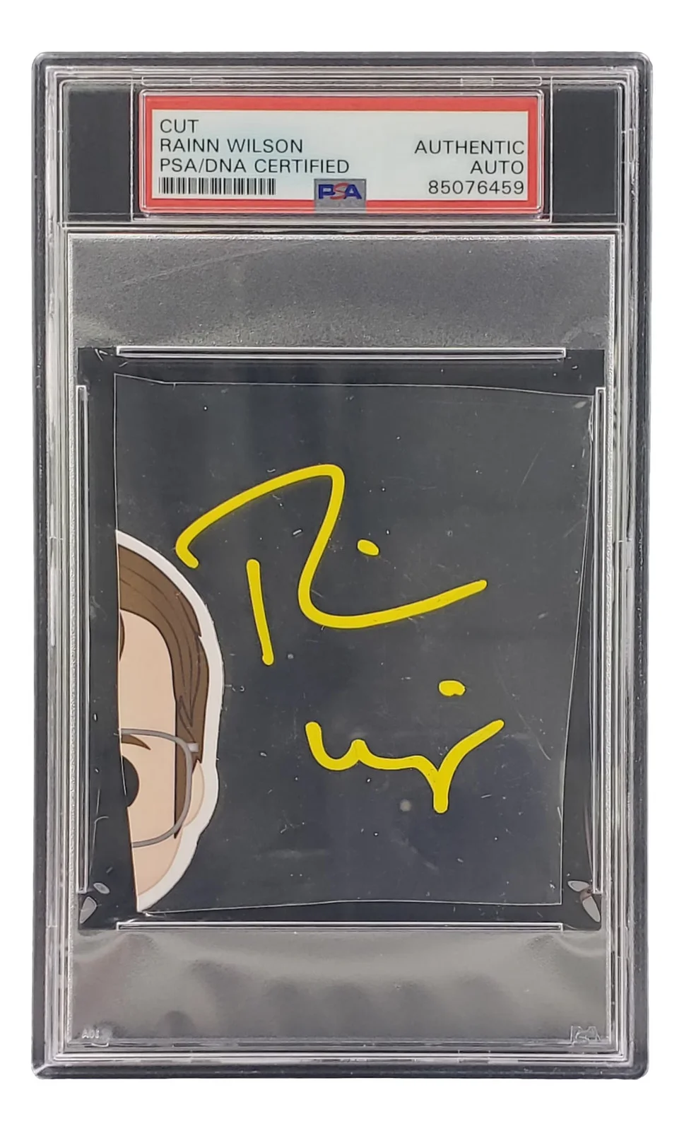 Rainn Wilson — Rainn Wilson Signed Slabbed Funko Pop Cut Signature PSA/DNA 85076459, изображение 4