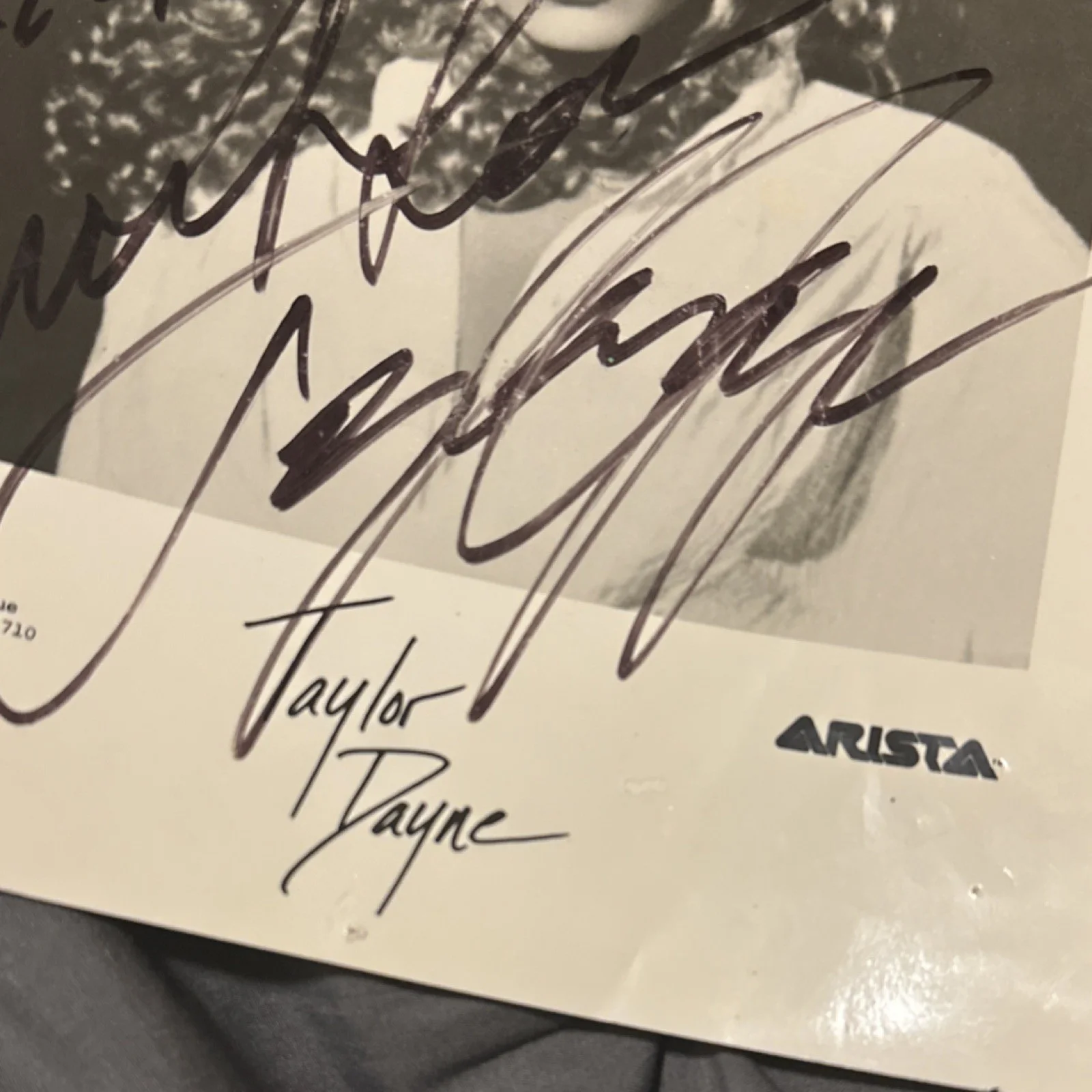 Taylor Dayne Signed Original Arista Promo Music Photograph, изображение 2