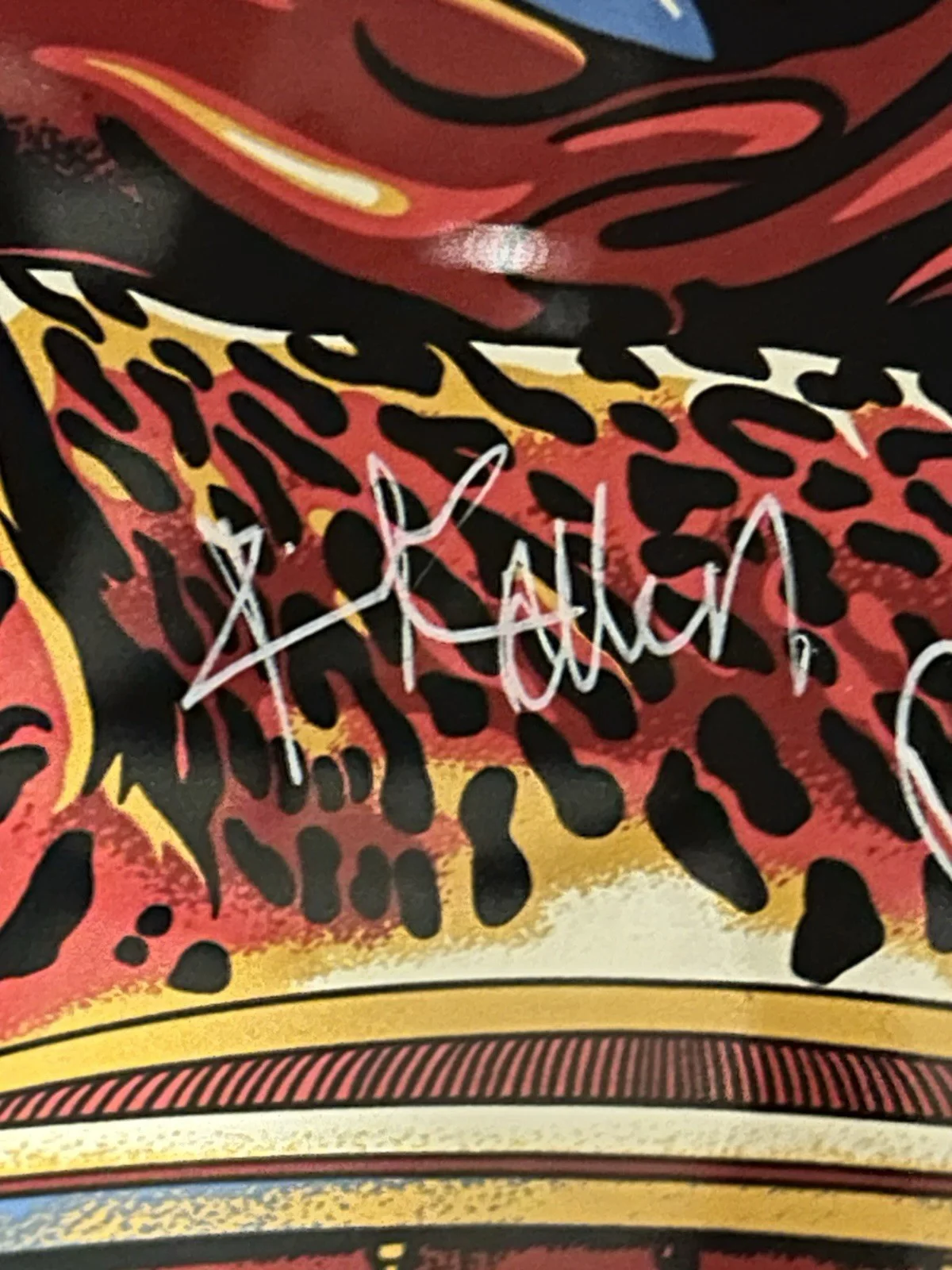 Def Leppard Signed Poster Autographed Rik Allen Savage Joe Elliott Phil Collen, image 4