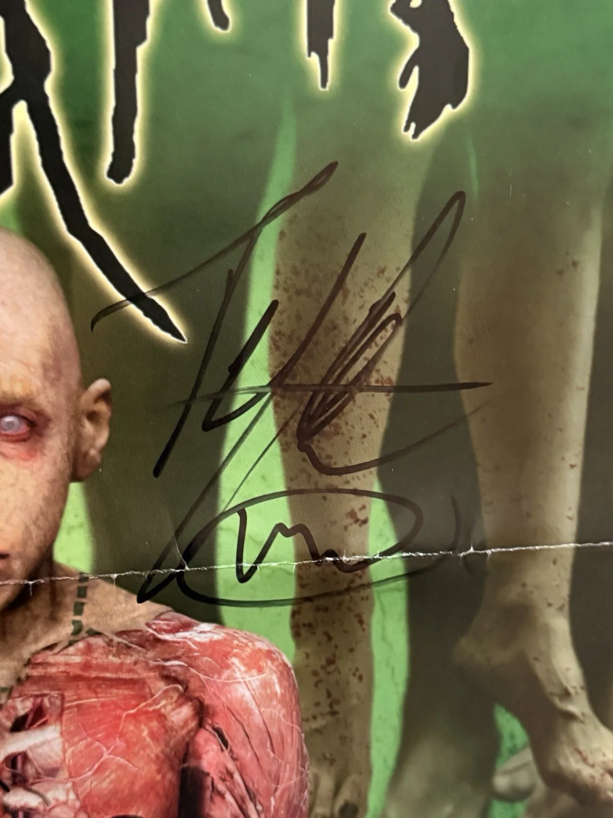*RARE* Cattle Decapitation Signed “To Serve Man” Poster JSA Authenticated ￼, image 3