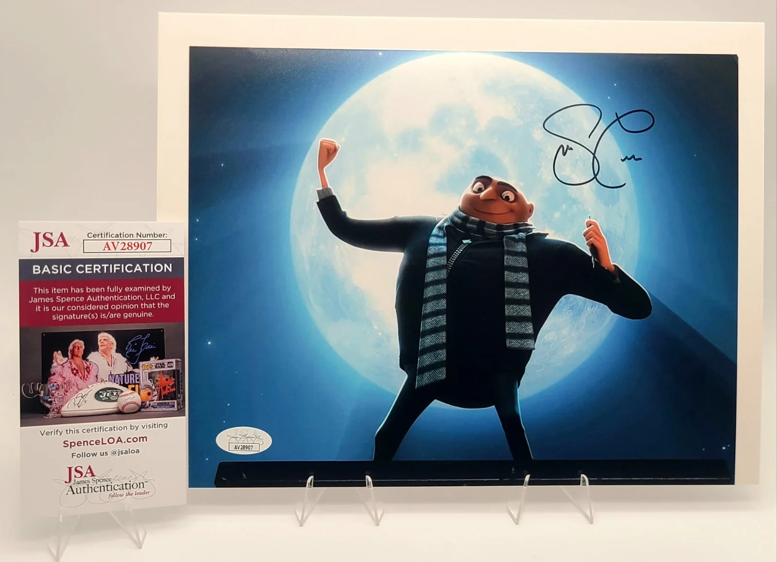 Steve Carell — Steve Carell Signed 8x10 Photo Autograph – Gru Despicable Me Minions JSA COA, image 2
