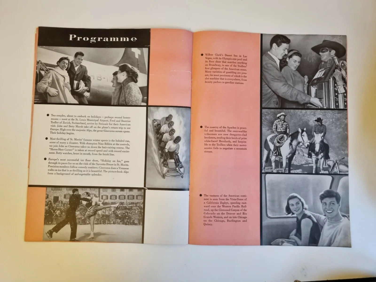 Cinema Programme Cinemrama Holiday - Betty And John Marsh Beatrice Troller, image 4