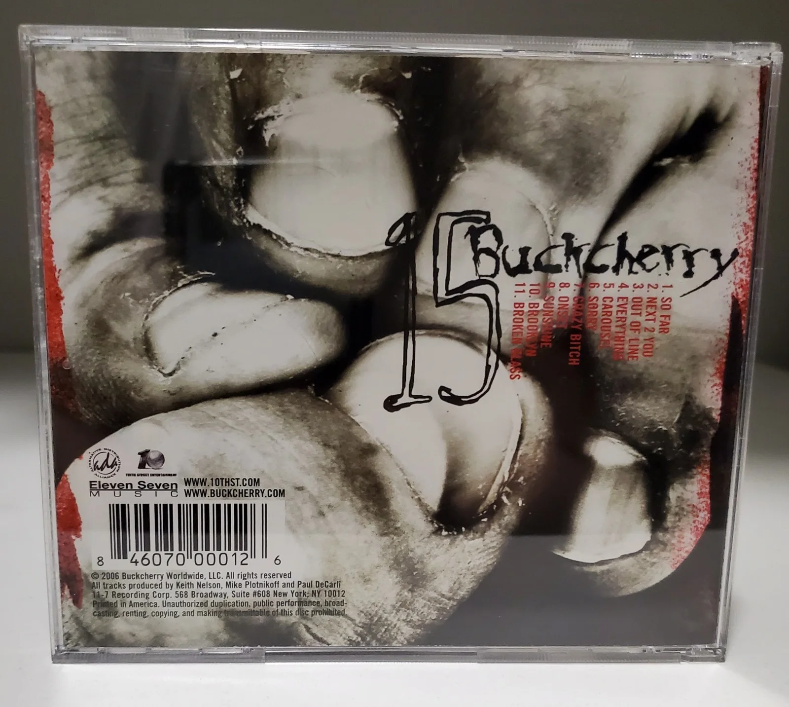 Buckcherry 15 Autographed CD Signed by Josh Todd and Steve D, image 2