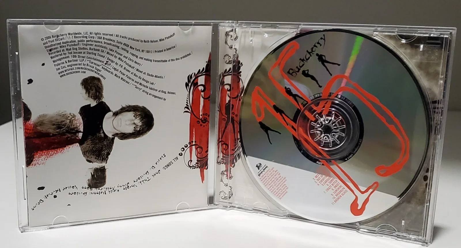Buckcherry 15 Autographed CD Signed by Josh Todd and Steve D, image 3