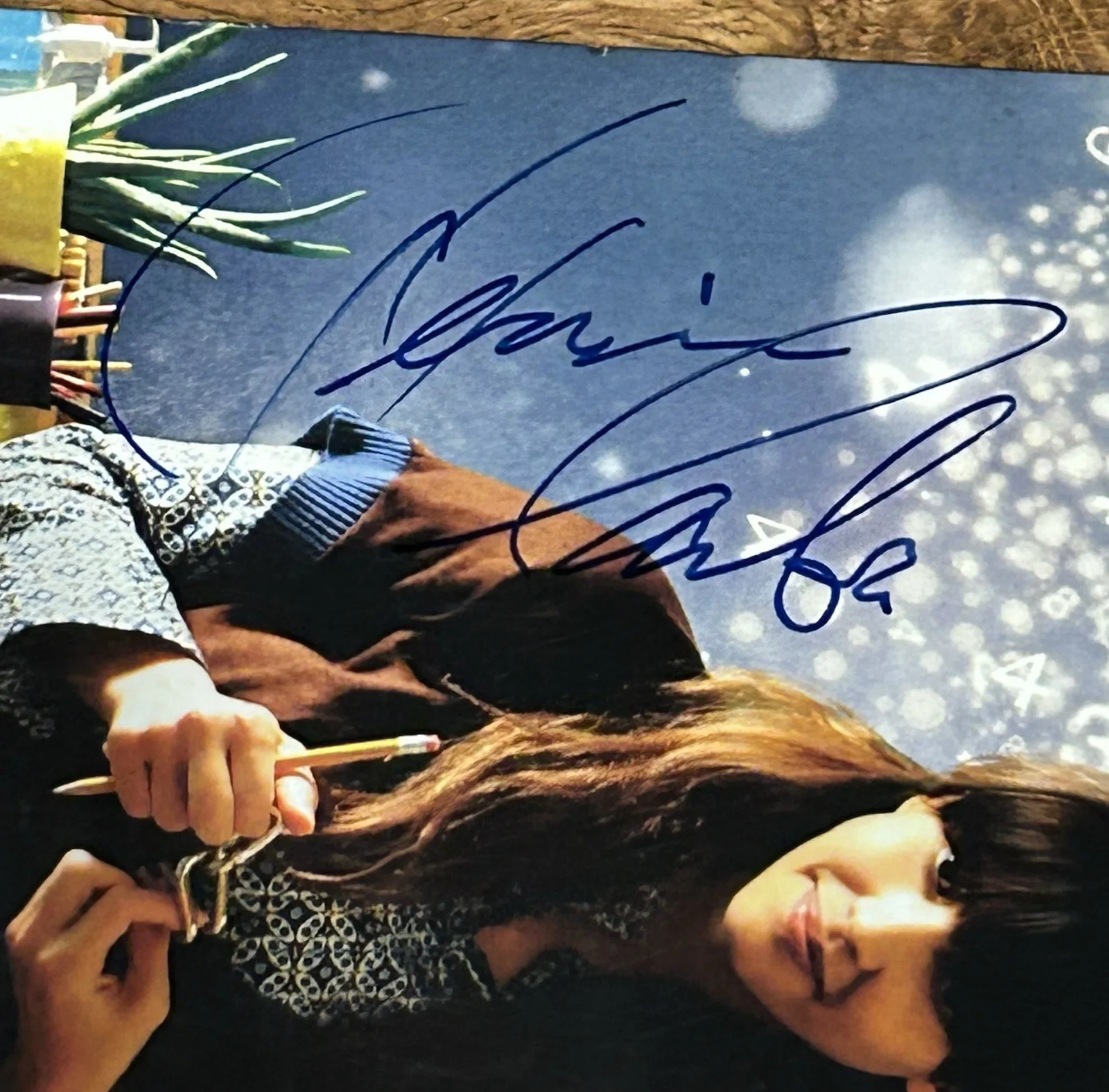 Signed Jessica Alba An Invisible Sign movie cover autographed Rare, изображение 2