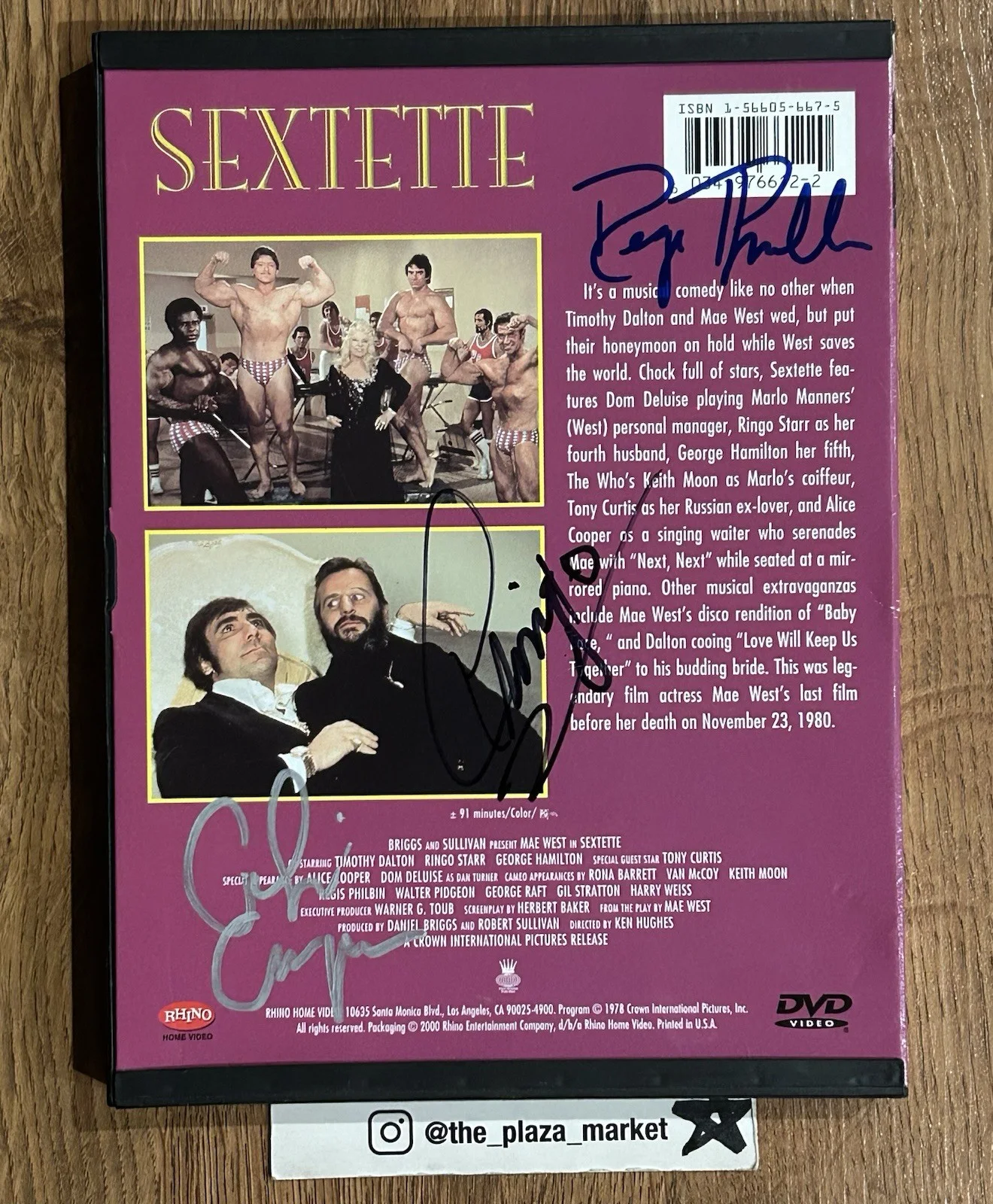 Cast Signed Mae West Sextette DVD Ringo Starr Timothy Dalton Regis Philbin Rare, image 2