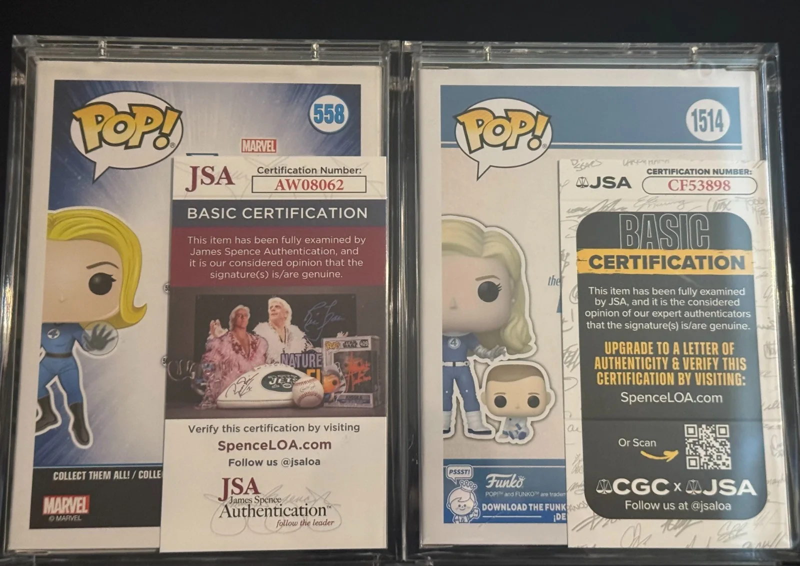 Vanessa Kirby — Invisible Woman Funko Pop Bundle signed by Vanessa Kirby & Jessica Alba (JSA), изображение 3
