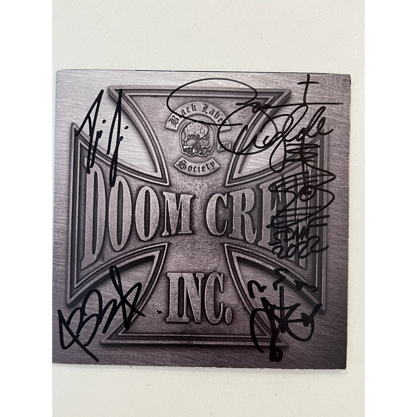 Black Label Society Doom Crew Inc CD Signed Autographed Booklet Zakk Wylde COA 6, image 5