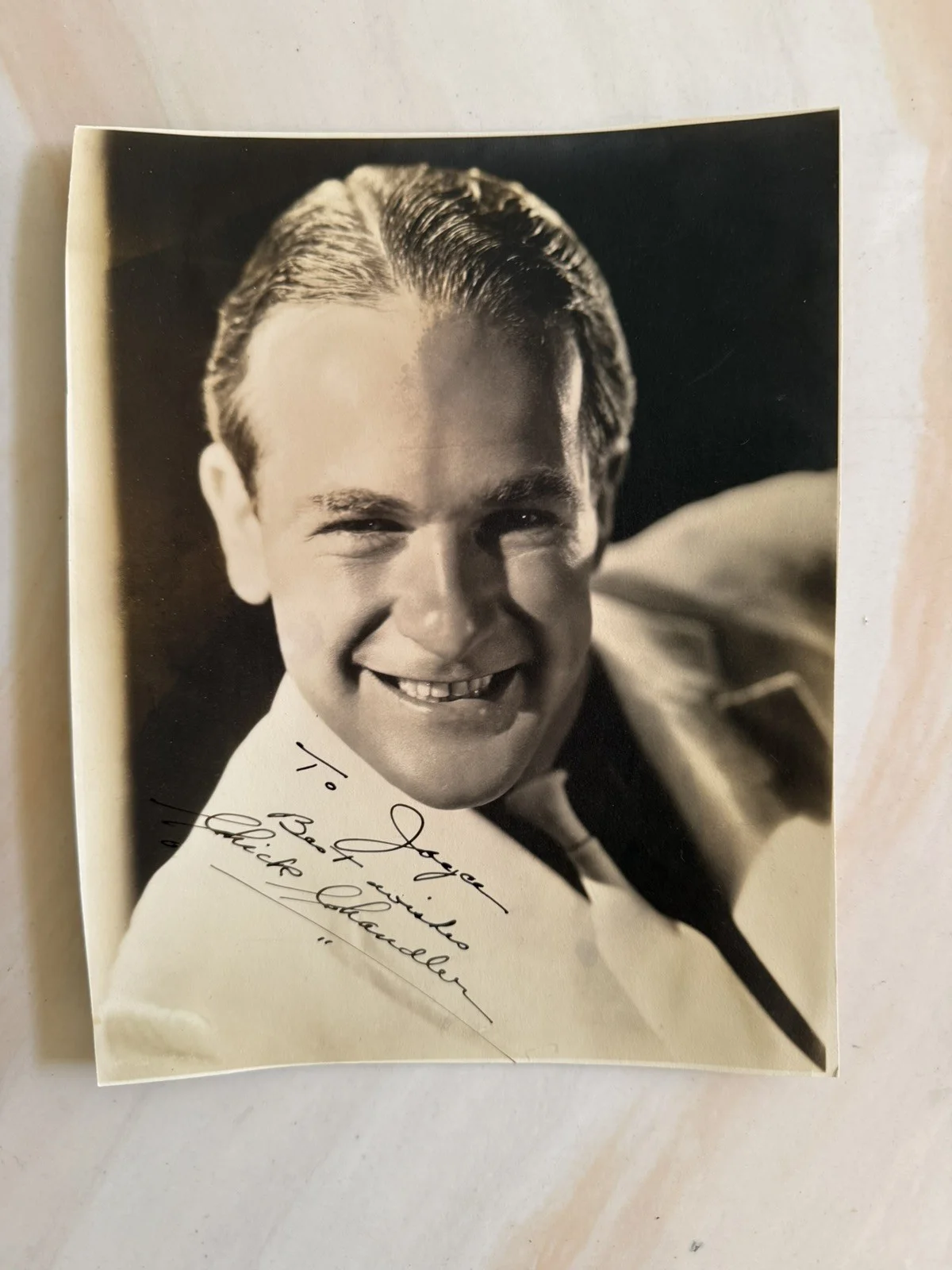 Chick Chandler — Vintage Chick Chandler/ Inscribed Photograph Signed circa 1930s