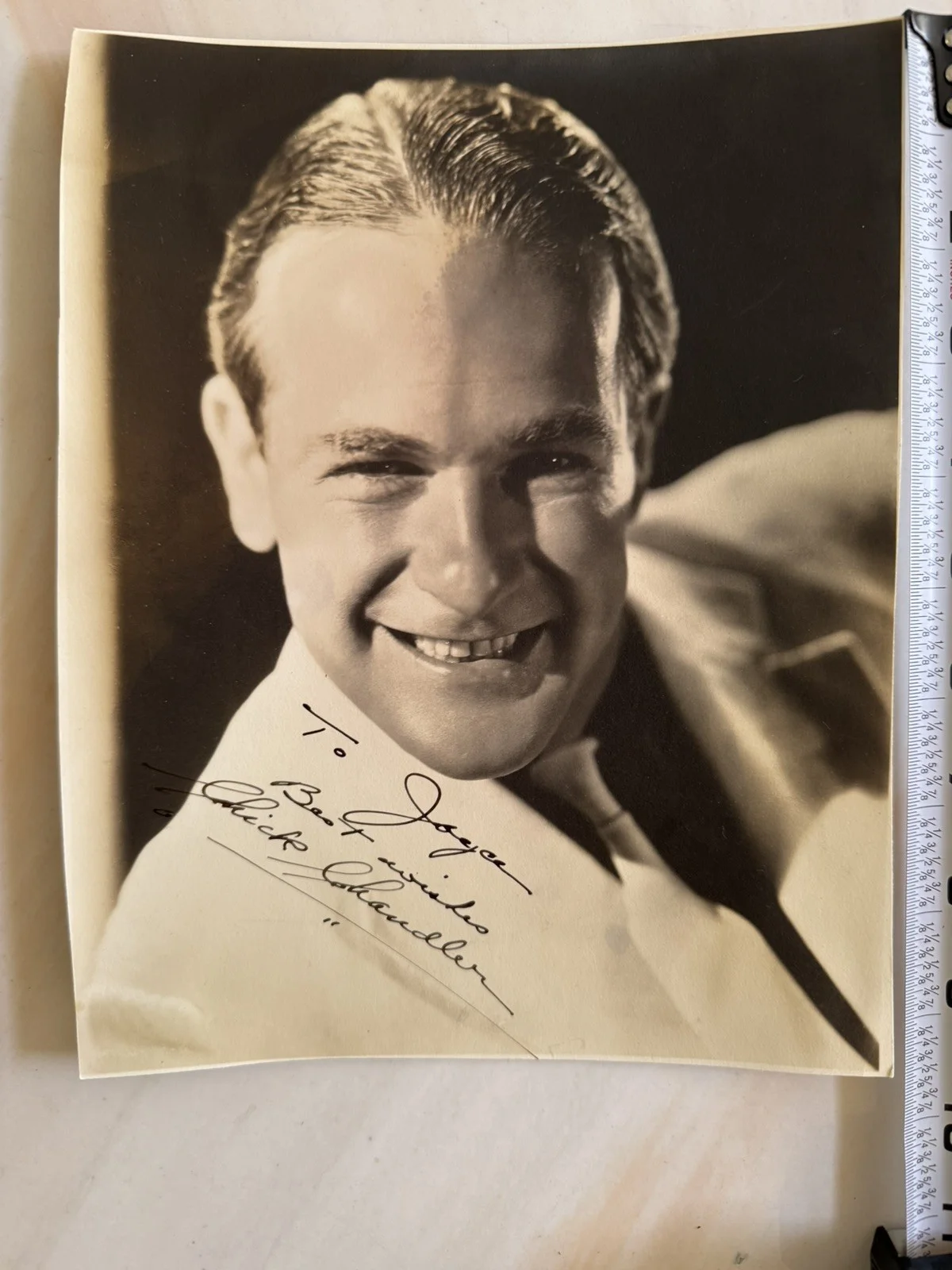 Chick Chandler — Vintage Chick Chandler/ Inscribed Photograph Signed circa 1930s, изображение 4
