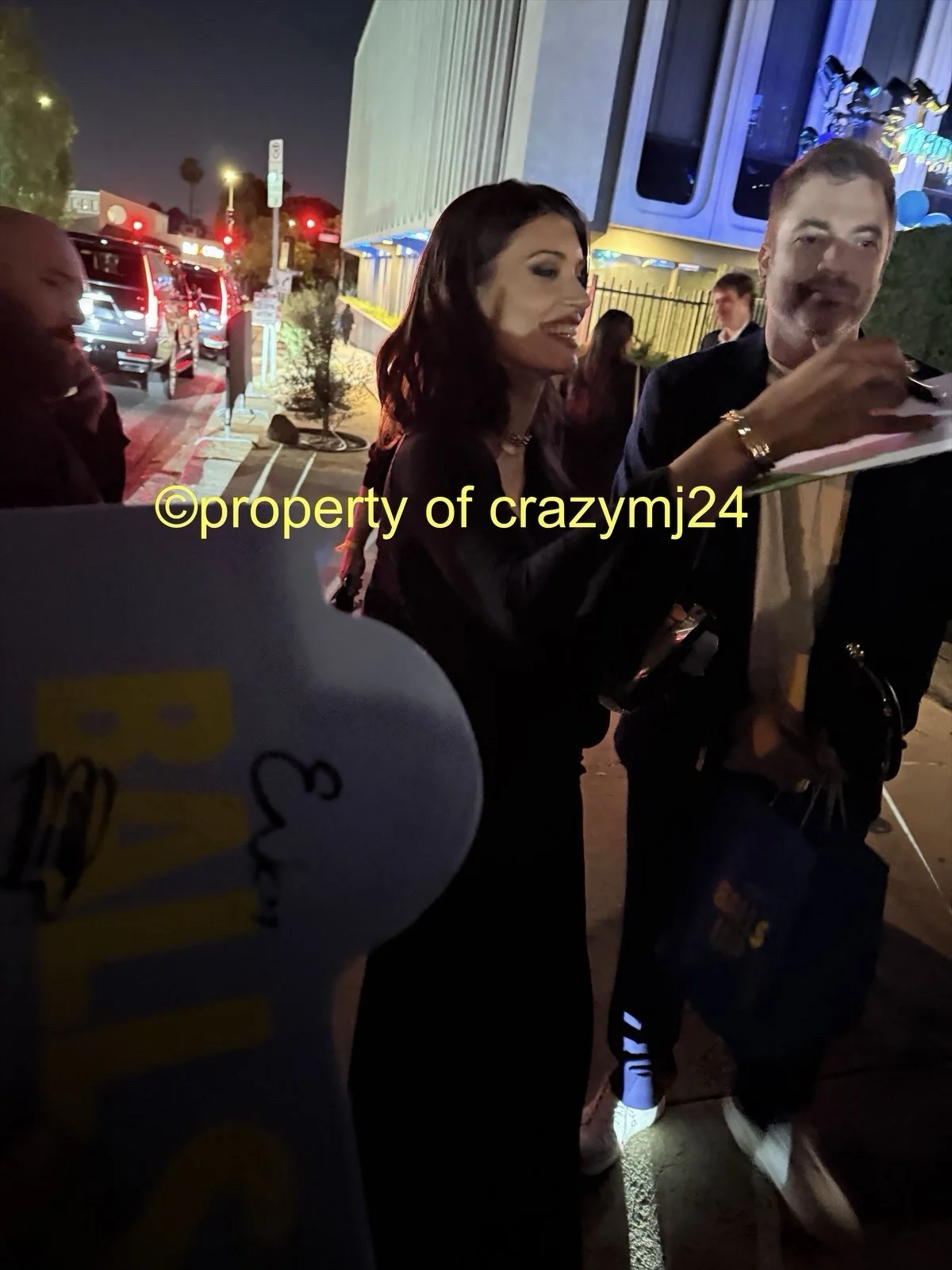Eva De Dominici Eric Andre Signed Balls Up Foam Hand Swag Autograph Exact Proof, image 3