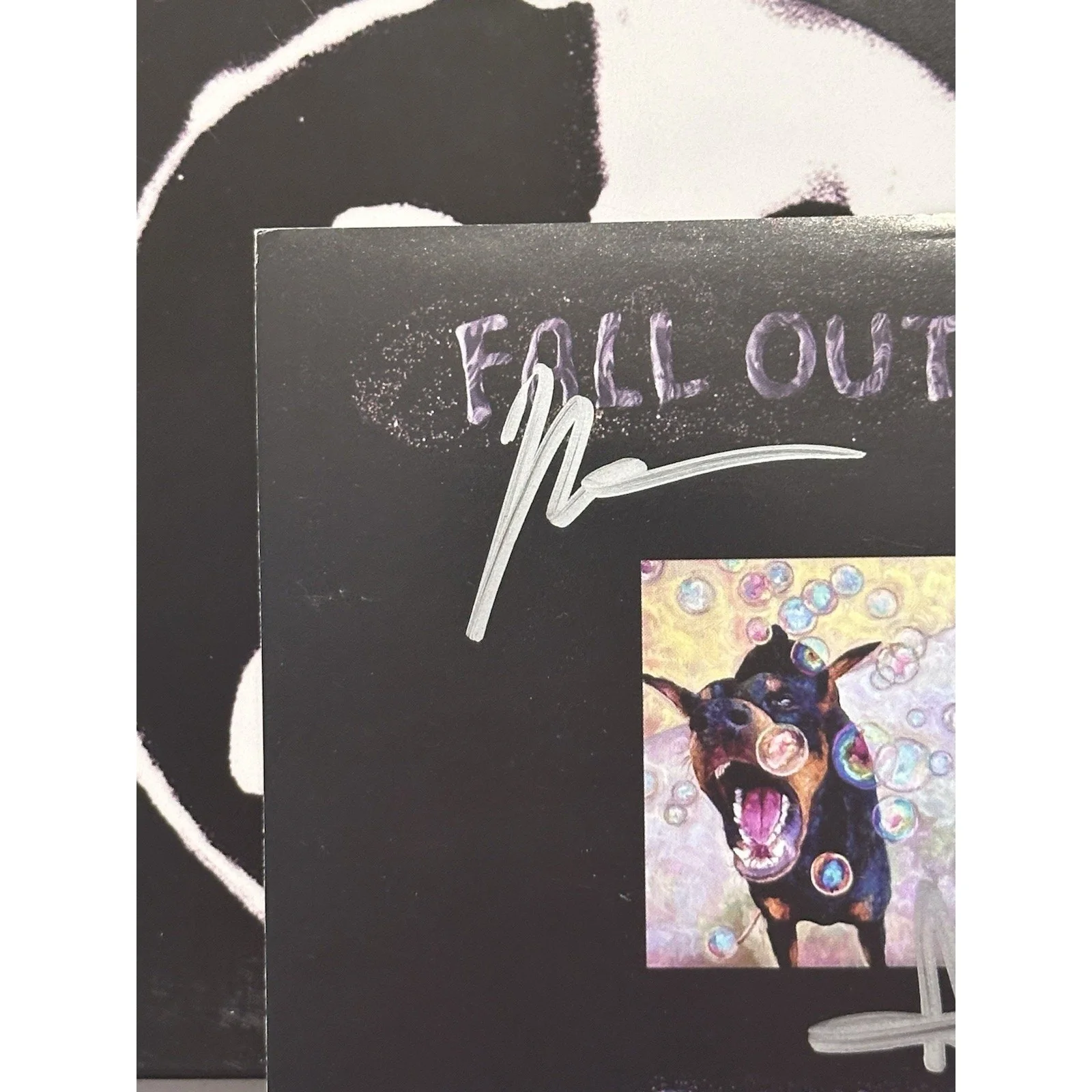 FALL OUT BOY SO MUCH FOR STARDUST SIGNED AUTOGRAPHED ART CARD COA ACOA #16, изображение 4
