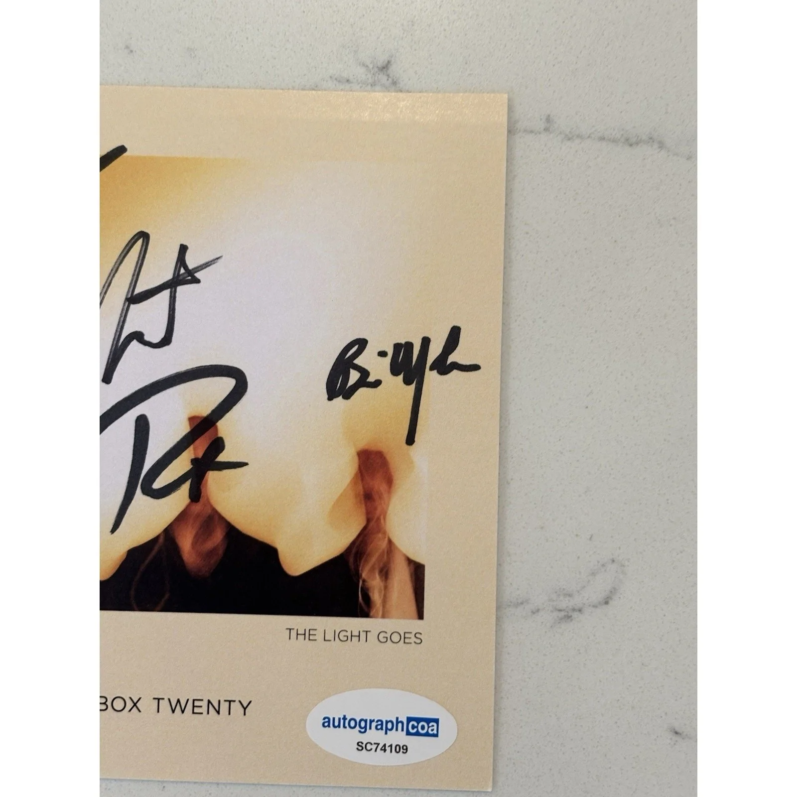 MATCHBOX 20 (Twenty) Where The Light Goes Signed CD Autograph ACOA Certified 5, image 4