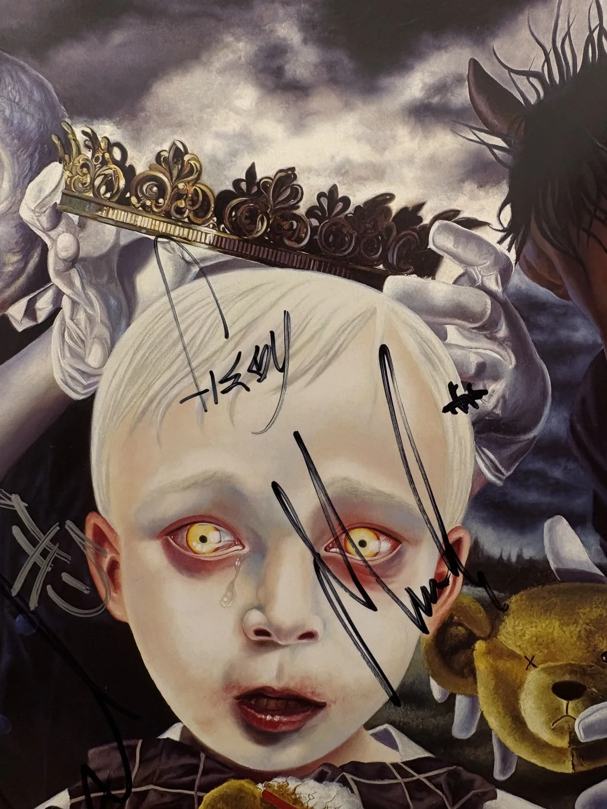 SIGNED Full Band KORN - See You On The Other Side - 2005 Album Promo Poster #2, изображение 3