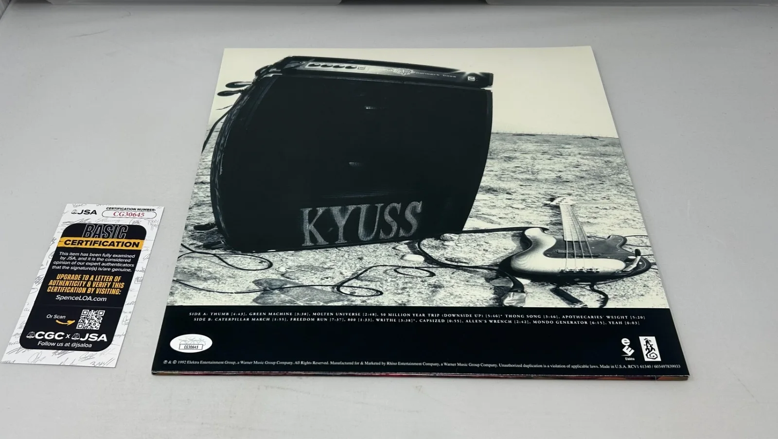 John Garcia signed Kyuss Blues For The Red Sun Album JSA COA, image 2