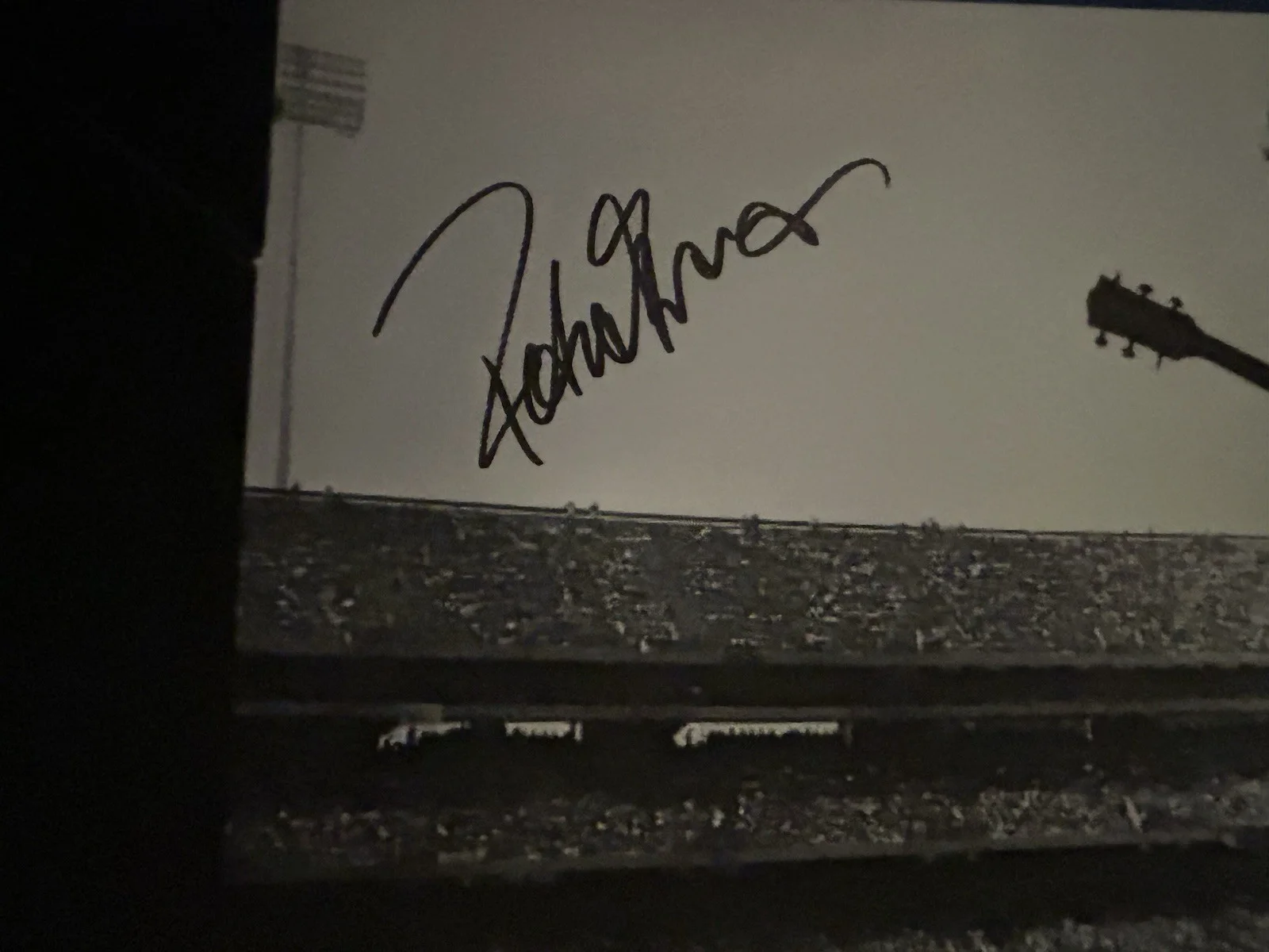 Peter Frampton Signed Canvas Autographed 16x24, изображение 2