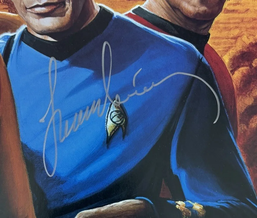 Star Trek The Original Series Cast Signed Poster 22 x 28 JSA COA LOA, изображение 4