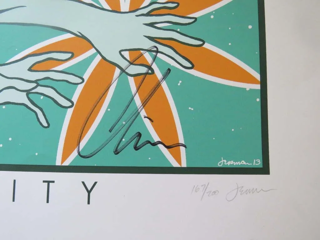 DEFTONES Swerve City Poster Signed by Chino Moreno & Jermaine Rogers 167/200, изображение 2