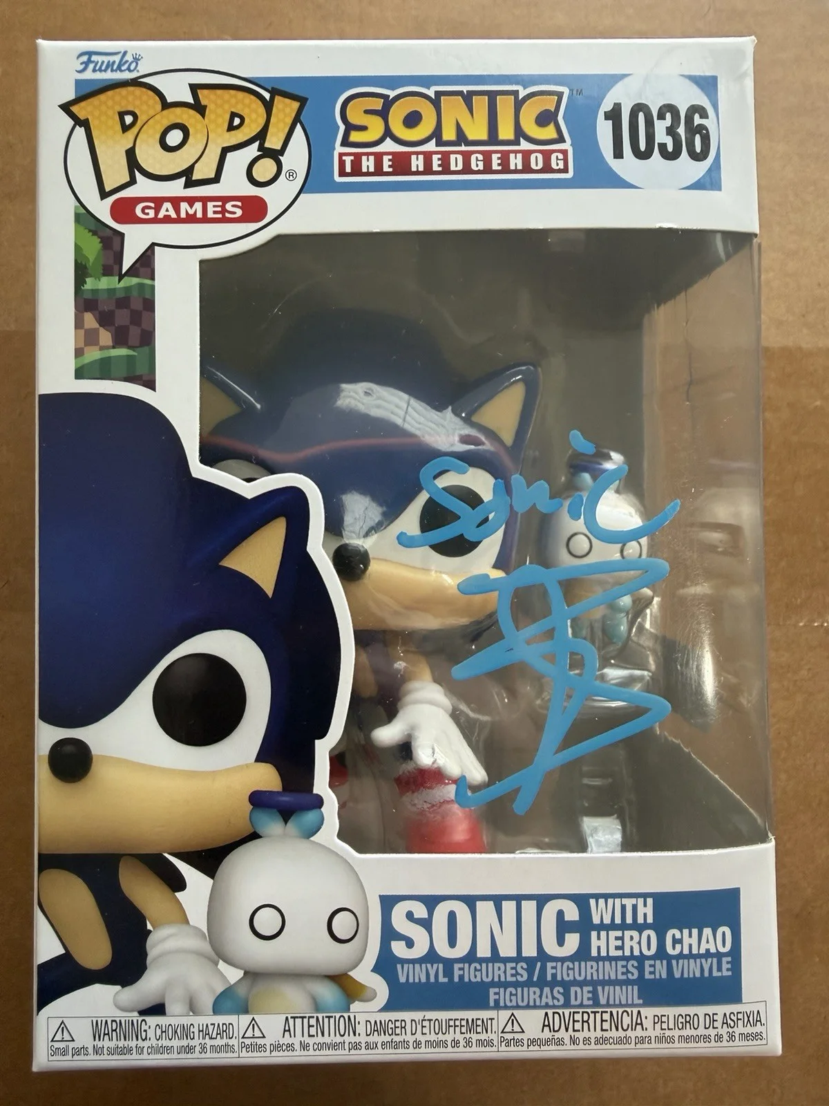 Ben Schwartz Signed "Sonic" the Hedgehog Funko CN Autograph Exact Proof SWAU, изображение 4