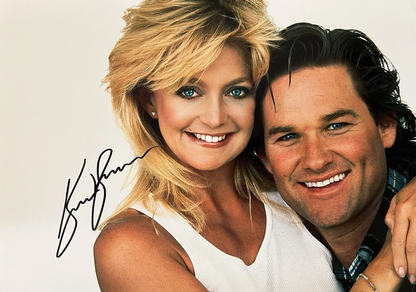 Kurt Russell — Kurt Russell Signed Photo with COA Autograph Goldie Hawn Overboard