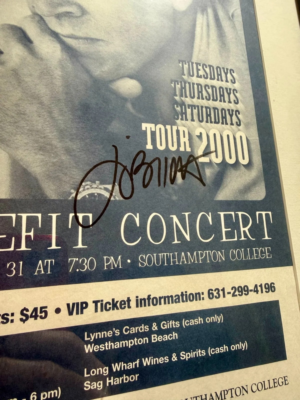 JIMMY BUFFETT autographed poster MOTM auction item real deal benefit concert, изображение 2