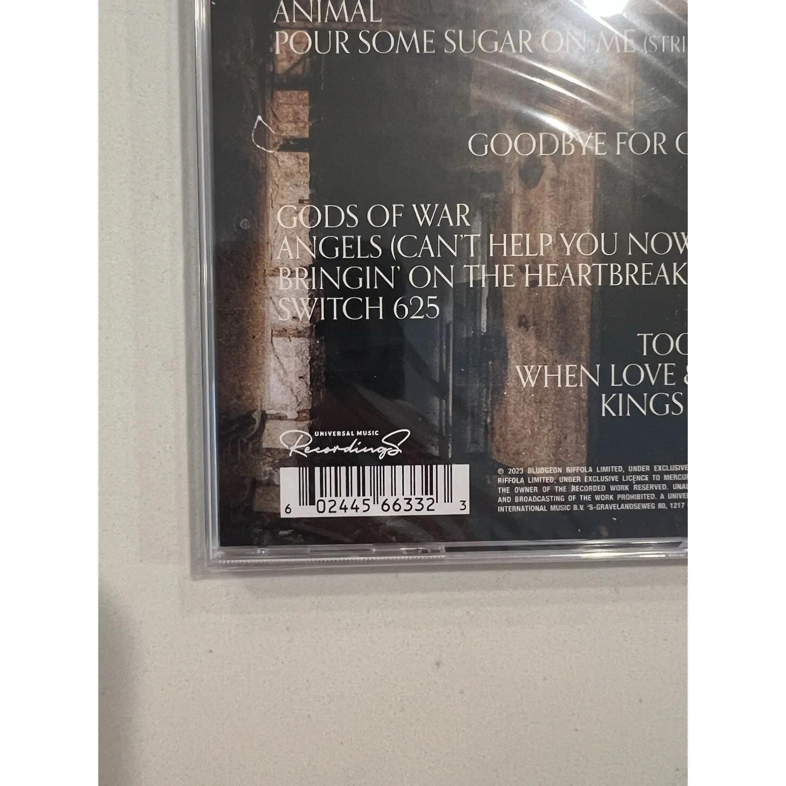 Def Leppard SIGNED Drastic Symphonies CD Autographed ACOA Authenticated #16, image 4