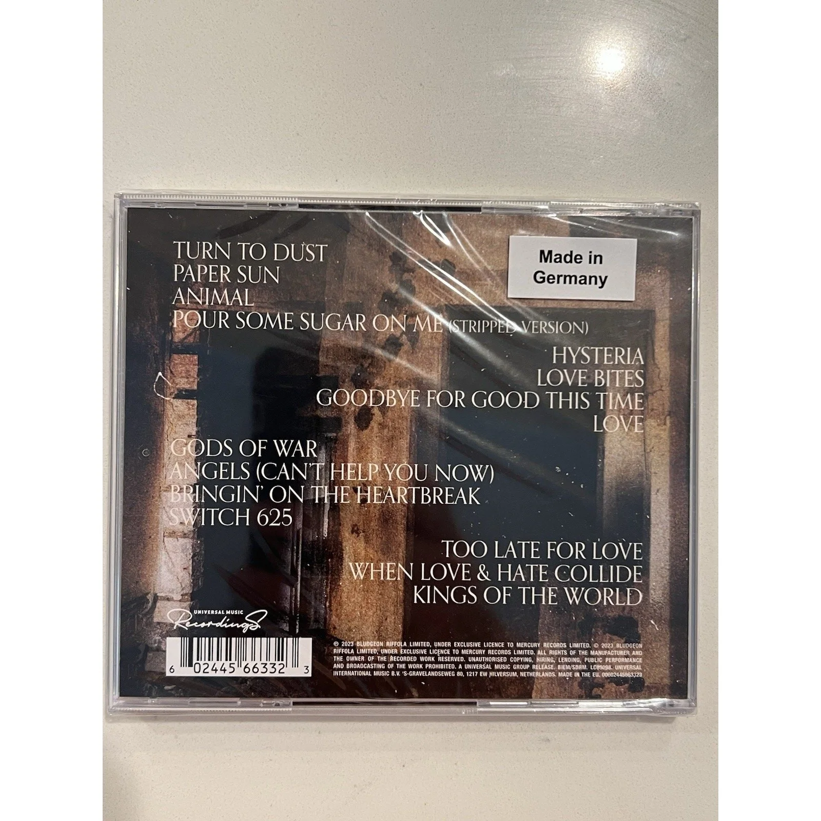 Def Leppard SIGNED Drastic Symphonies CD Autographed ACOA Authenticated #15, image 3