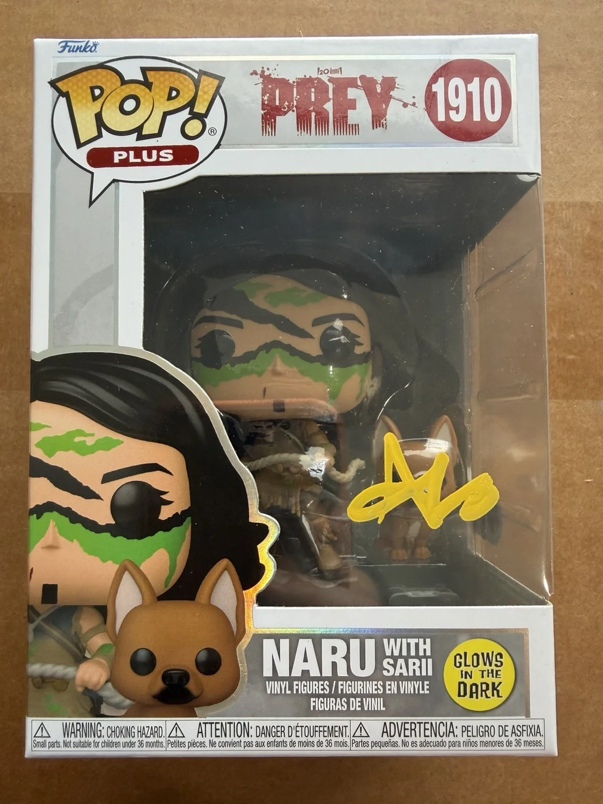 Amber Midthunder Signed Naru Prey Funko Predator 1910 Autograph Exact Proof SWAU, image 4