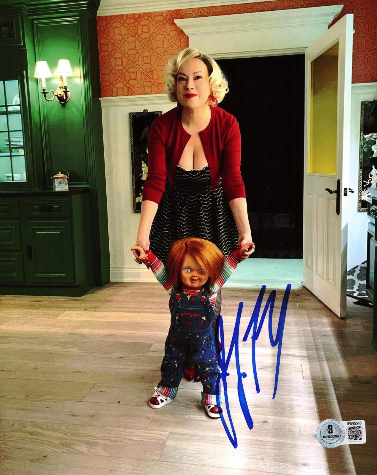 Jennifer Tilly — Jennifer Tilly Signed 8x10 Photo Bride of Chucky Authentic Autograph Beckett