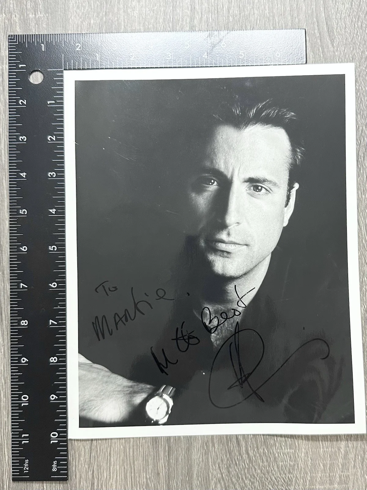 Andy Garcia — 🔵 Andy Garcia Autographed 8x10 Photo Personalized Signed Headshot, image 3