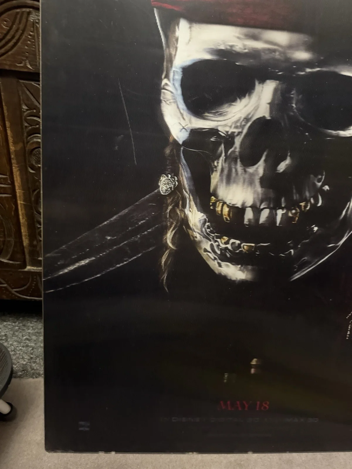 LENTICULAR CINEMA POSTER 1 of 50 UK Pirates of the Caribbean On Stranger Tides, изображение 5