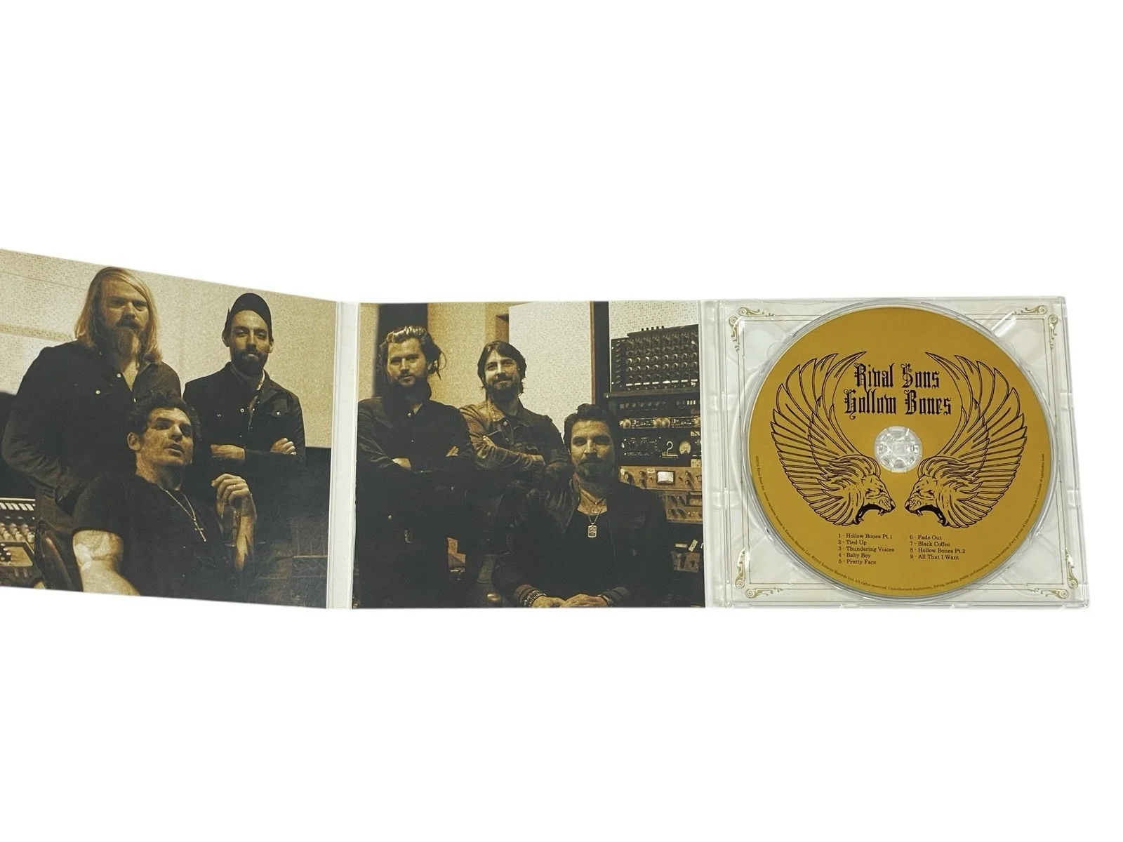 Rival Sons Autographed Hollow Bones CD Band Signed All Four Members ACOA COA 🎸, image 3
