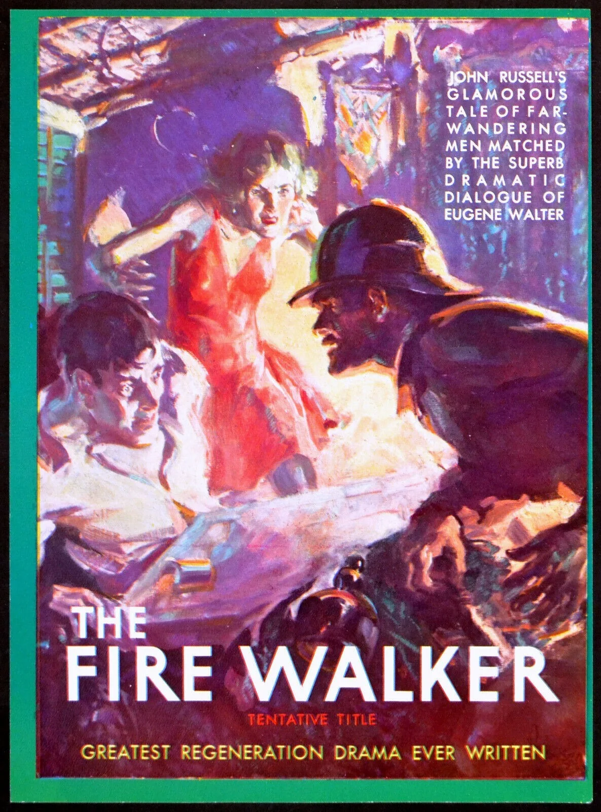 HUNTED 1929 Wesley Ruggles FIRE WALKER TRADE ADVERT, image 2