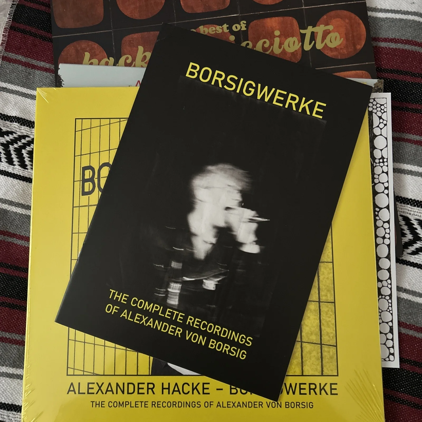 1 day SALE Alexander Hacke Borsigwerke Vinyl set Signed #244/500 Neubauten, изображение 4