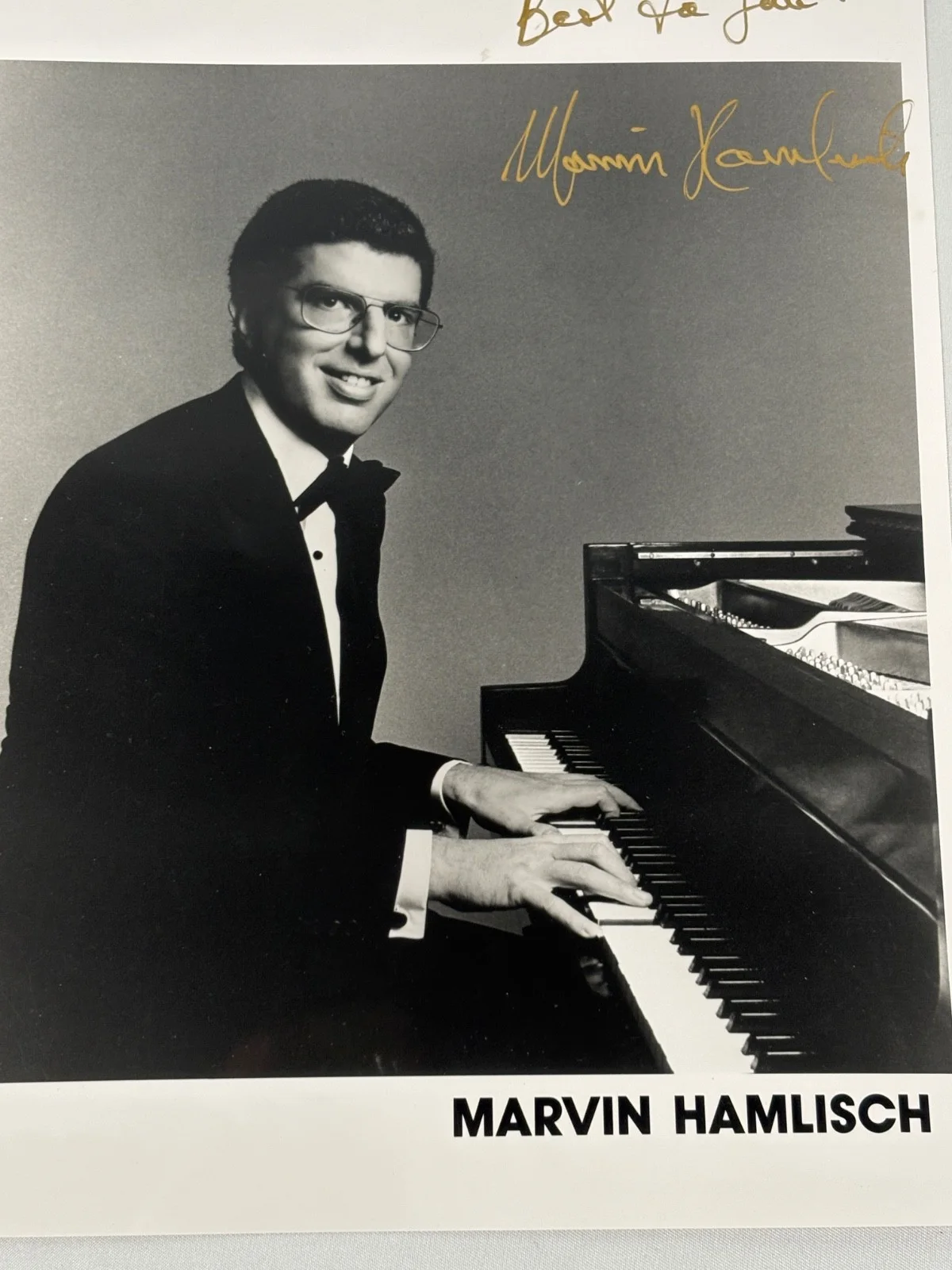Signed Marvin Hamlisch Photo, image 4