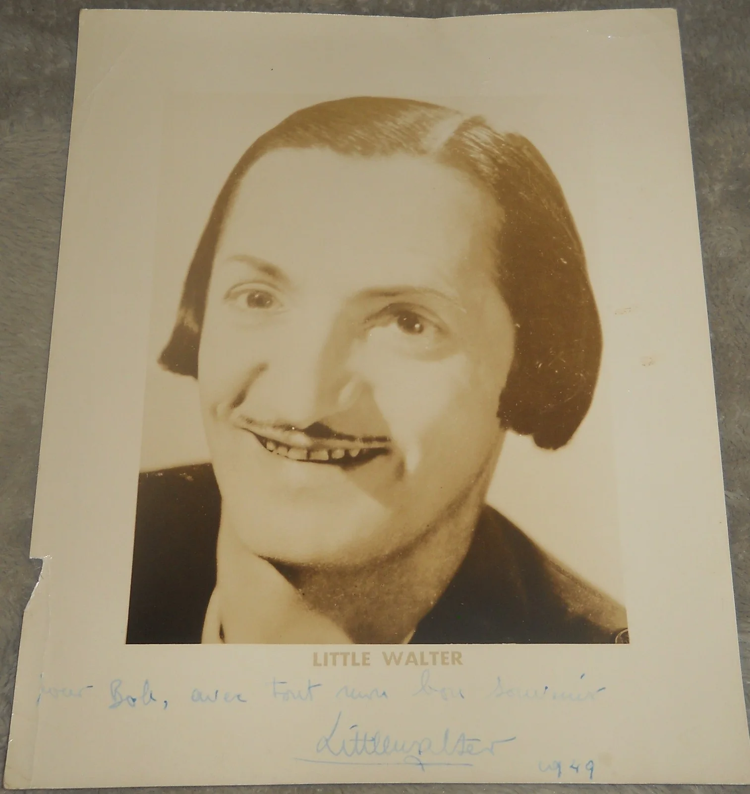 ~2~ Little Walter Junior Davey Bold Signed/Autograph Photos~8X10 Original, изображение 2