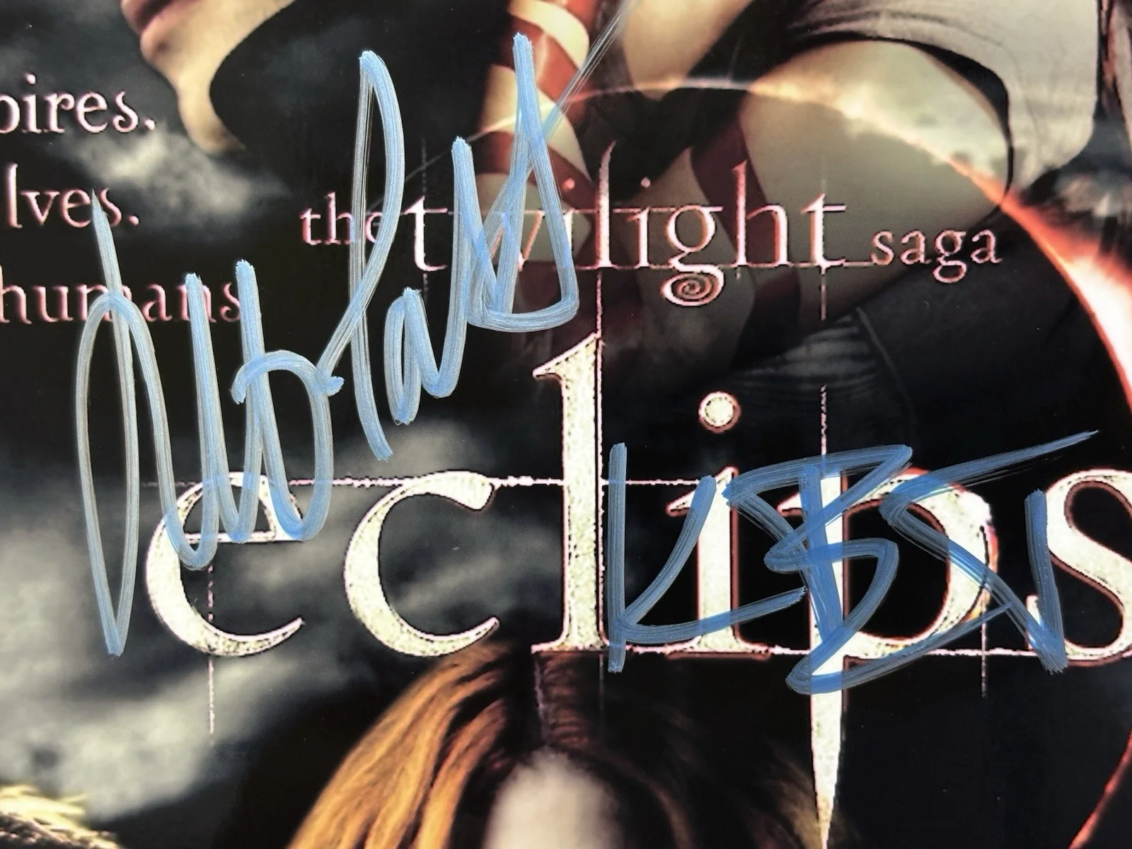 ECLIPSE CAST — Rare Twilight ECLIPSE -SIGNED by CAST 8x10- Kristen Stewart, Pattinson, Lautner, изображение 2