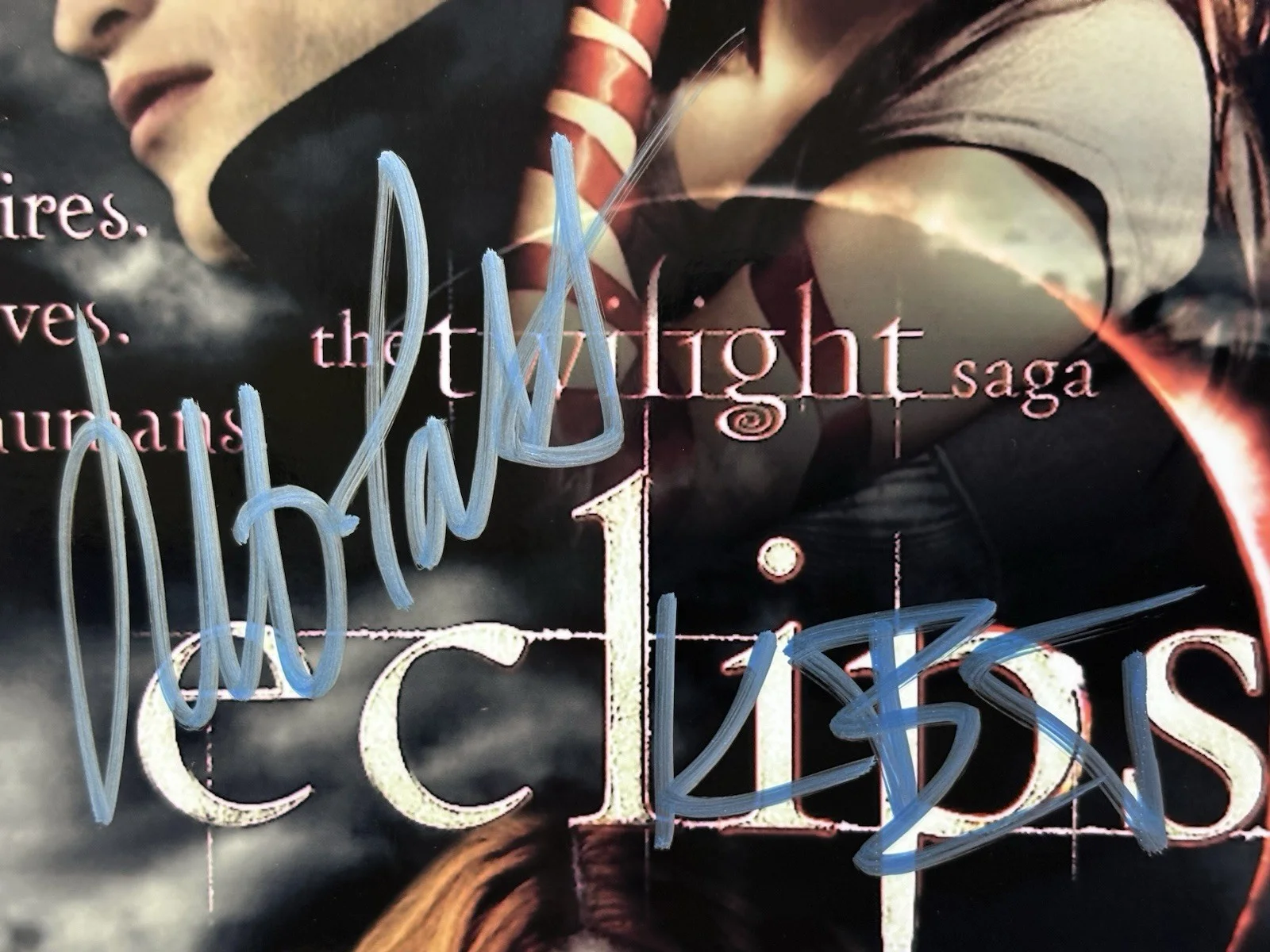 ECLIPSE CAST — Rare Twilight ECLIPSE -SIGNED by CAST 8x10- Kristen Stewart, Pattinson, Lautner, изображение 5
