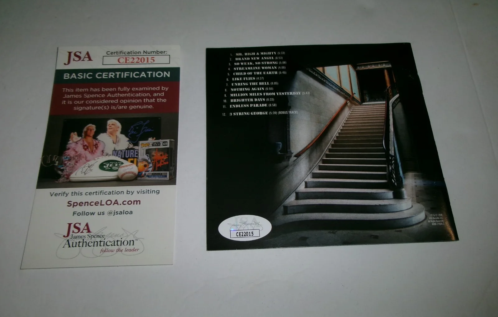 FRAMED Gov't Mule High & Mighty CD Cover Signed By Warren Hayes JSA CERT, изображение 3