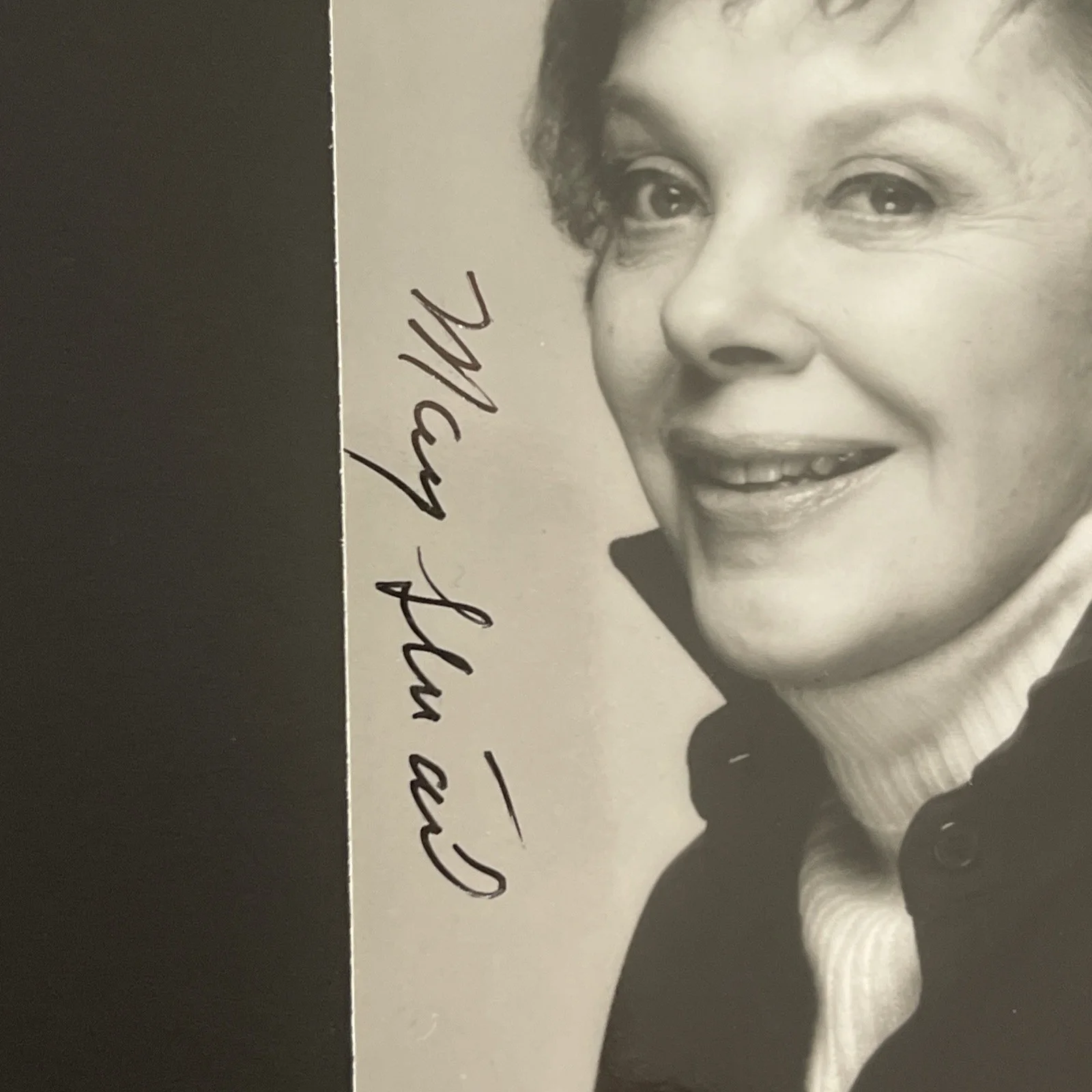 MARY STUART Soap Opera Actress: Hand Signed Original Celebrity Photo 3 x 4” /KSK, image 2