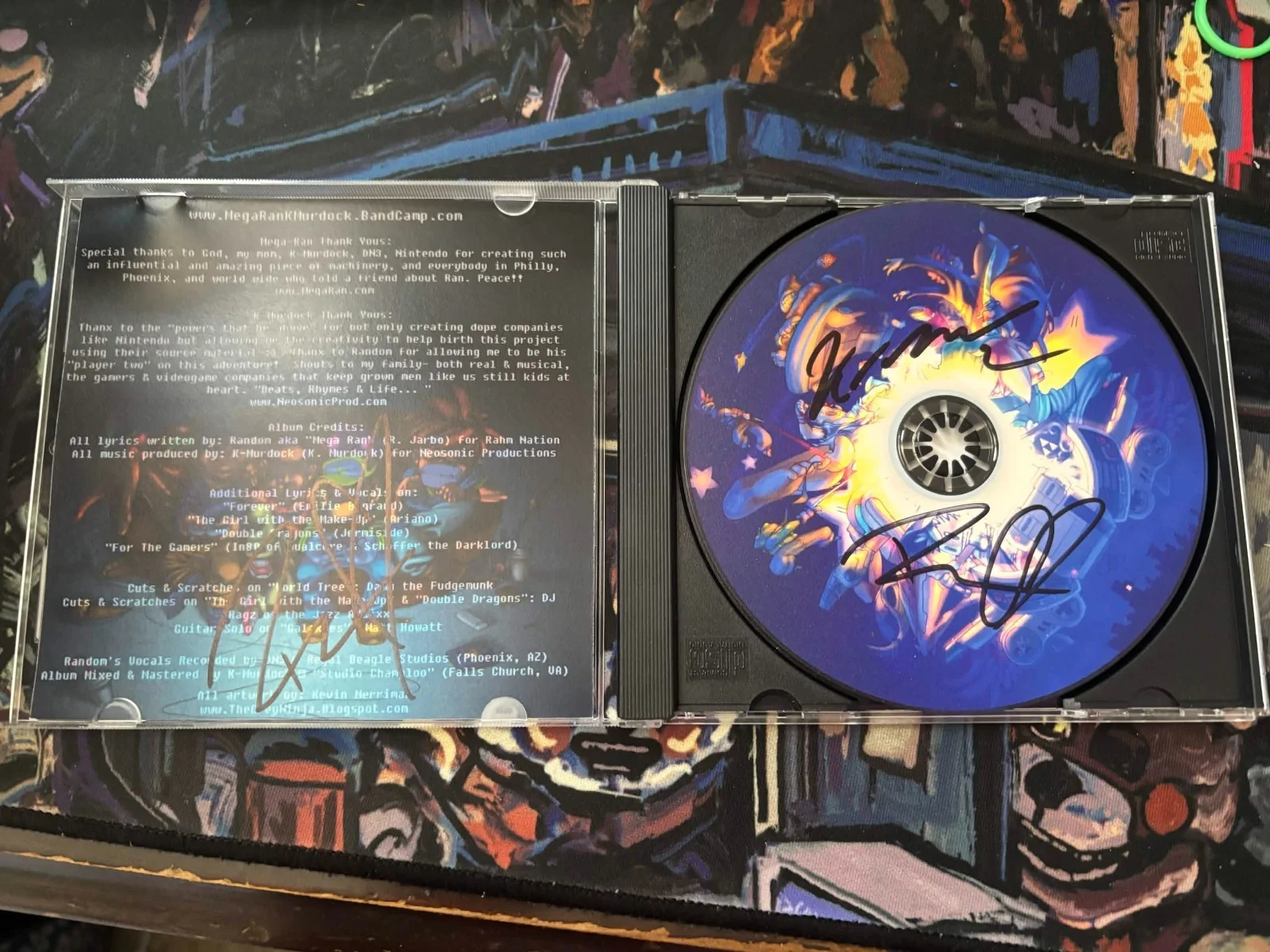Mega Ran Signed 2010 CD and Signed Booklet, изображение 3