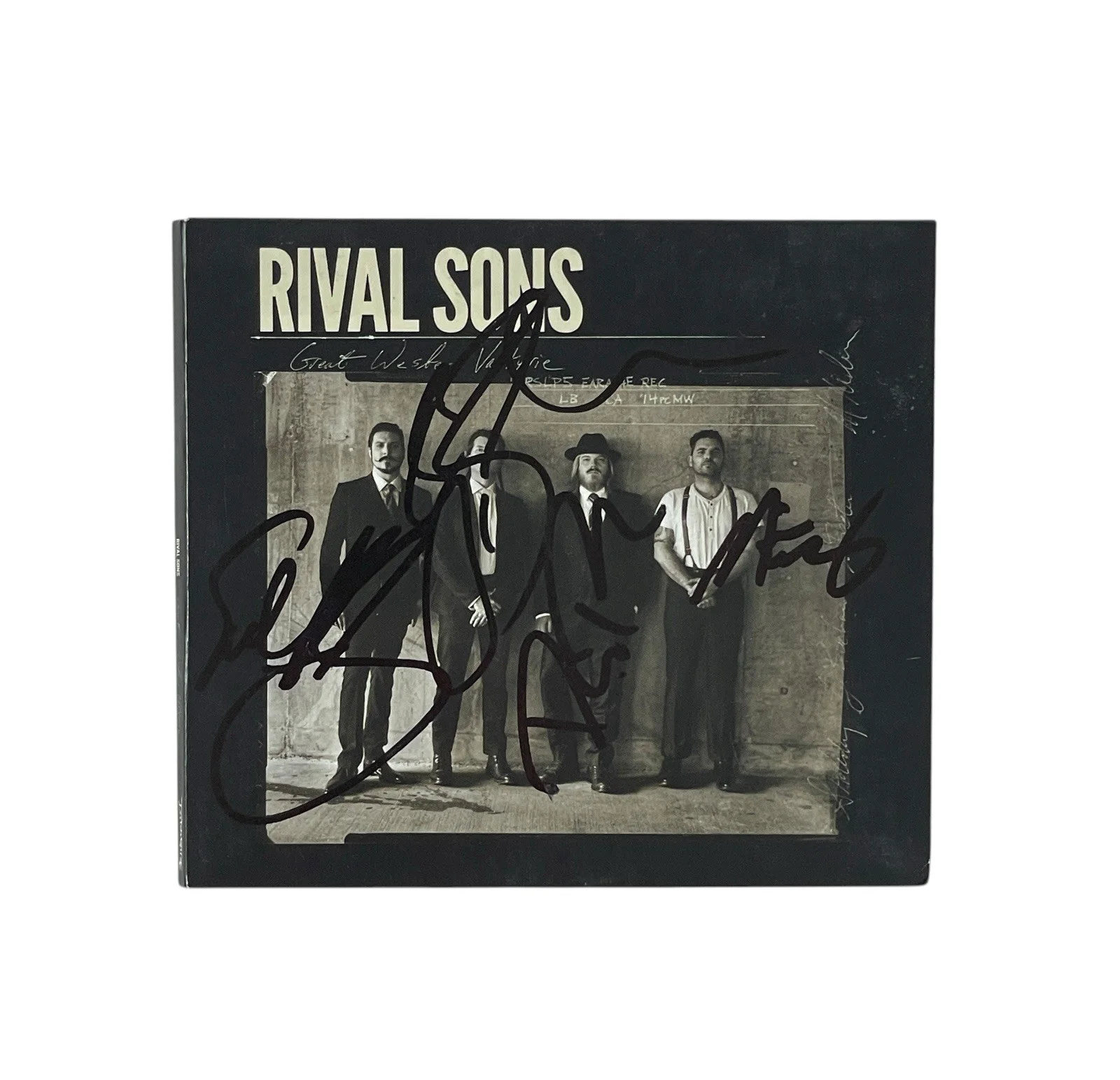 Rival Sons Autographed Great Western Valkyrie CD Band Signed All Four Members, image 2