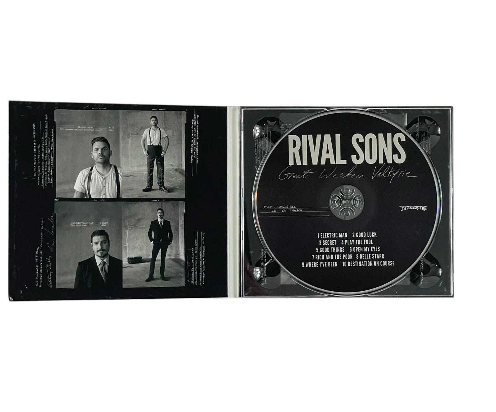 Rival Sons Autographed Great Western Valkyrie CD Band Signed All Four Members, image 4