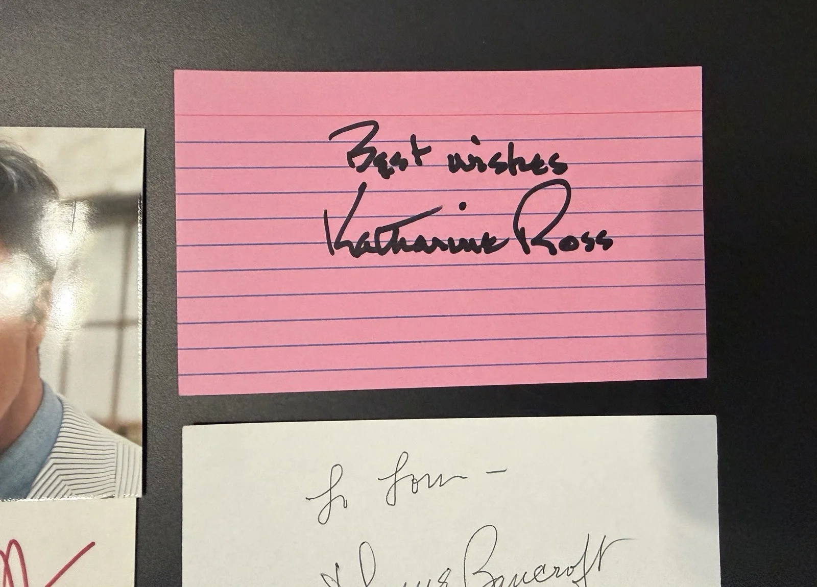 The Graduate Cast Signed Autograph Lot Dustin Hoffman Anne Bancroft Ross, изображение 2