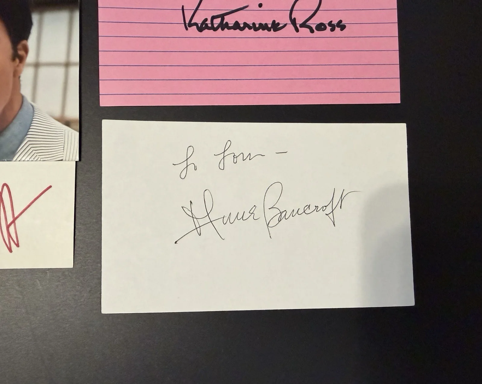 The Graduate Cast Signed Autograph Lot Dustin Hoffman Anne Bancroft Ross, изображение 3
