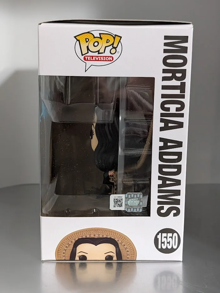 Anjelica Huston — Anjelica Huston Signed Funko Pop #1550 Morticia Addams The Addams Family Blue, изображение 2