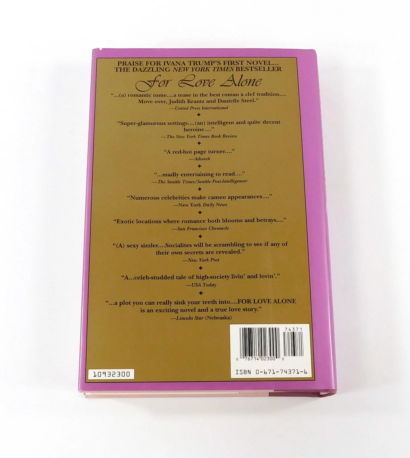 Ivana Trump Signed Free to Love: A Novel by Ivana Trump Hard Cover Book Auto, изображение 3