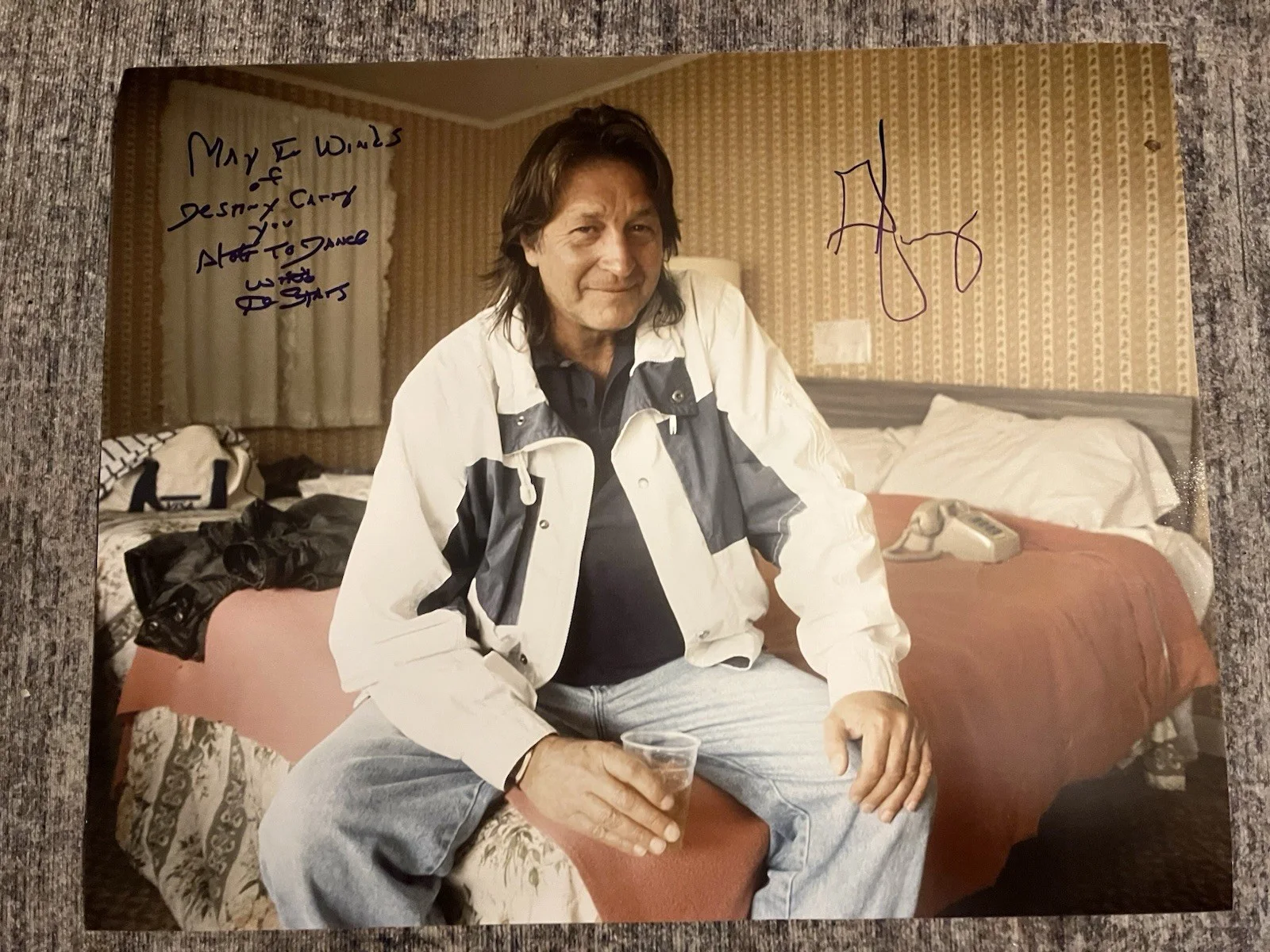George Jung — GEORGE JUNG BLOW SIGNED AUTOGRAPHED 16X20 PHOTO JOHNNY DEPP RARE WITH PROOF 2