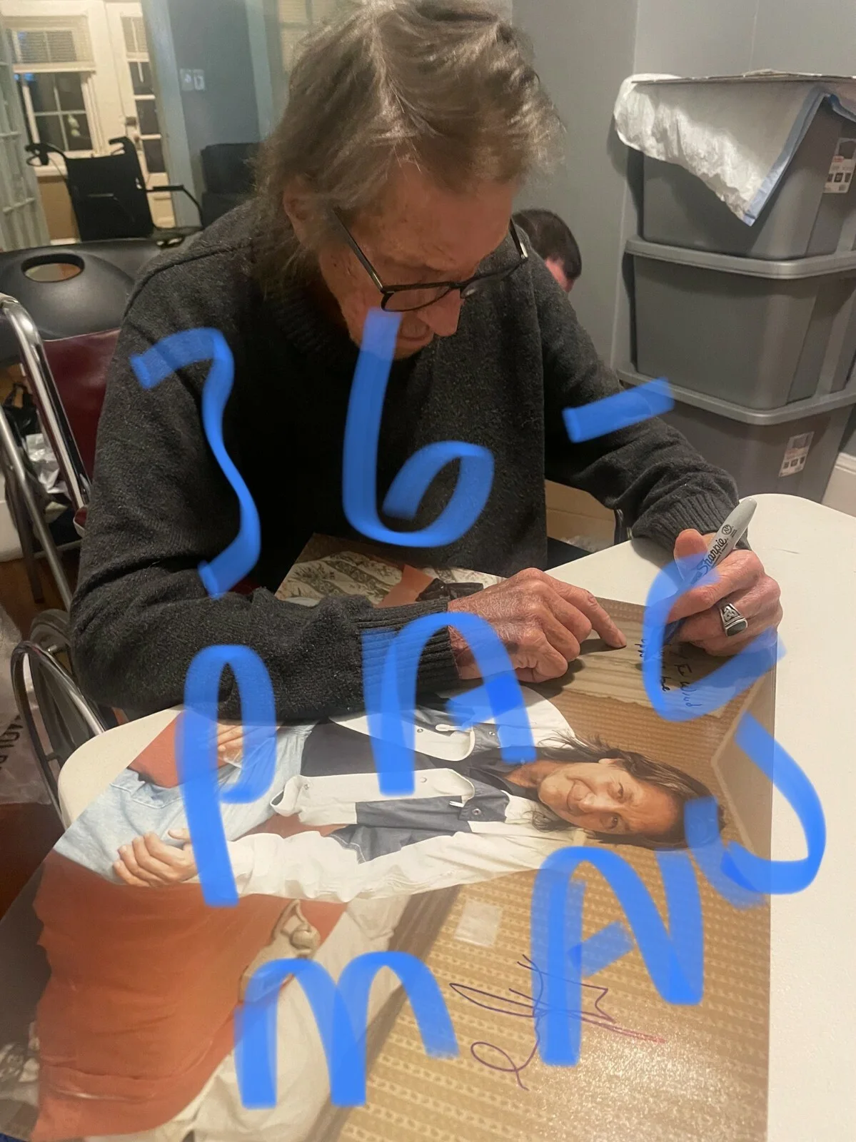 George Jung — GEORGE JUNG BLOW SIGNED AUTOGRAPHED 16X20 PHOTO JOHNNY DEPP RARE WITH PROOF 2, изображение 4